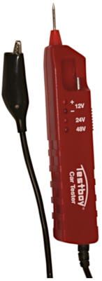dos clavijas eléctrico sensor tester indicador LED 4028532200428 Testboy 40 